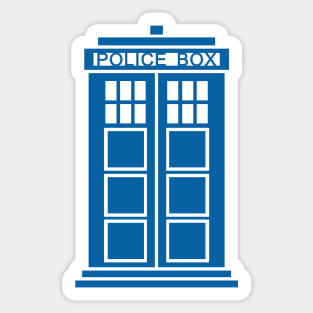 Tardis blue Sticker